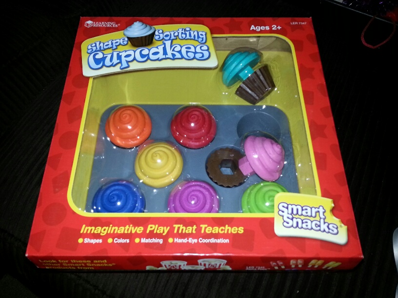 Smart Snacks Shape Sorting Cupcakes Learning Resources