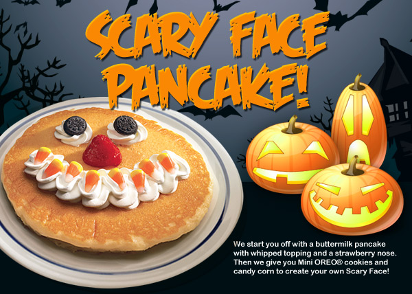 #free #pancake #kids #IHOP #Halloween 