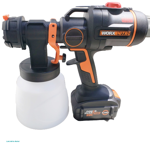 Worx Nitro 20V Cordless Paint Sprayer review - Drop that brush and step  away from the paint can! - The Gadgeteer