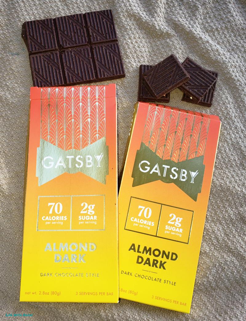 Gatsby Bar, Almond Dark, Dark Chocolate Style - 2.8 oz