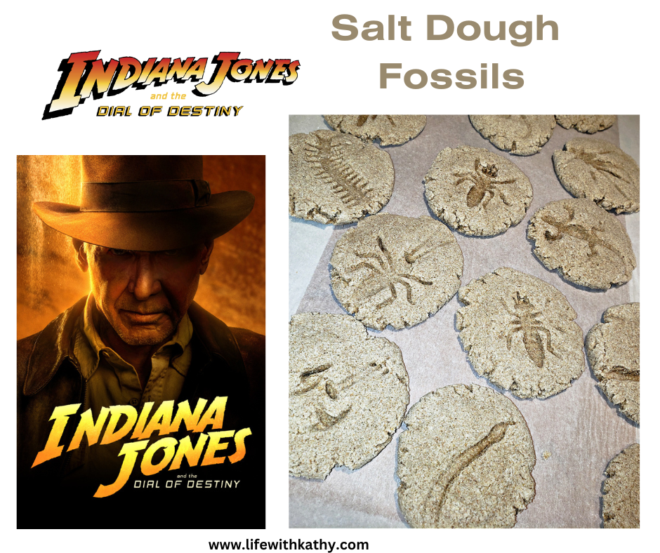 Indiana Jones and the Dial of Destiny + Salt Dough Fossils DIY - Life With  Kathy