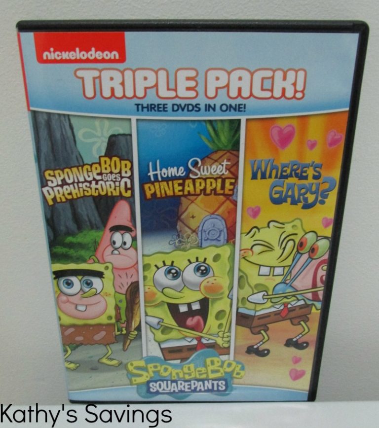 SpongeBob Squarepants Triple Pack-Three DVDs in One! - Life With Kathy